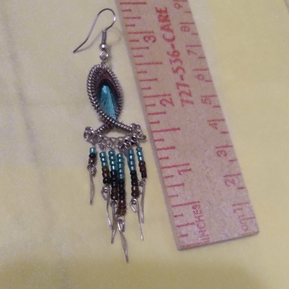 Nwt Boho String & Bead Earrings - Picture 5 of 5